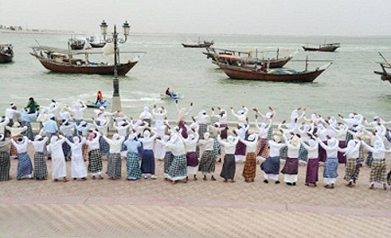 دشة الغوص وعرضة النواخذة وأهازيج الليوان في مهرجان الساحل الشرقي 