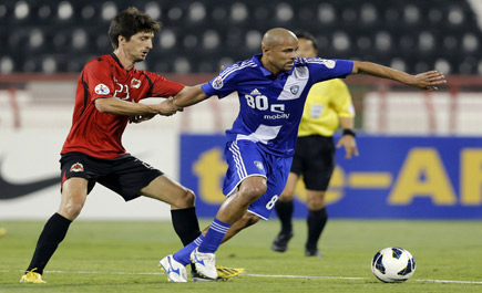 في المؤتمر الصحفي الذي تلا مواجهة الريان والهلال: 