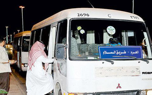 إطلاق النقل الترددي من وإلى الحرم النبوي الشريف في رمضان 