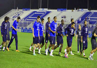 الهلال يغادر إلى إيران ويؤدي مراناً خفيفاً في ملعب المباراة