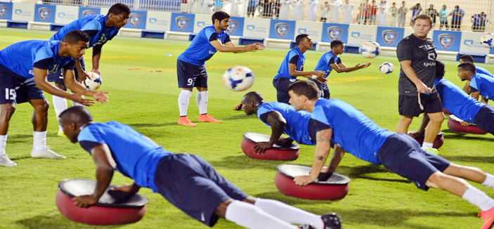 الهلال يفتتح تحضيراته للمواجهة الأسيوية