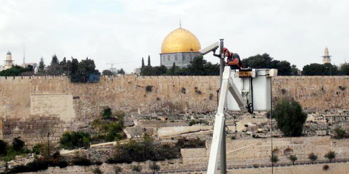  الاحتلال ينشر المزيد من كاميرات المراقبة في شوارع القدس... الجزيرة