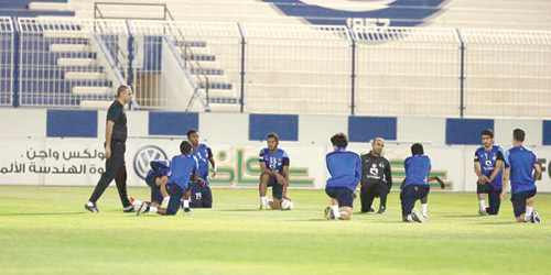  من تدريبات الهلال امس