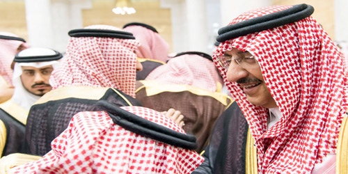 بايع الأمير محمد بن نايف والأمير محمد بن سلمان 