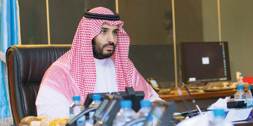  الأمير محمد بن سلمان يطلع على سير العمليات الجوية