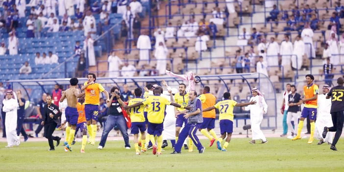 أهداها لرئيس النصر وجماهيره: 