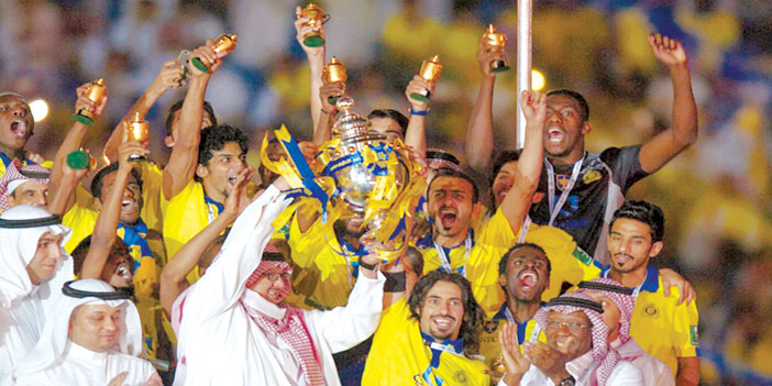  النصر يحتفل ببطولته الـ(23)