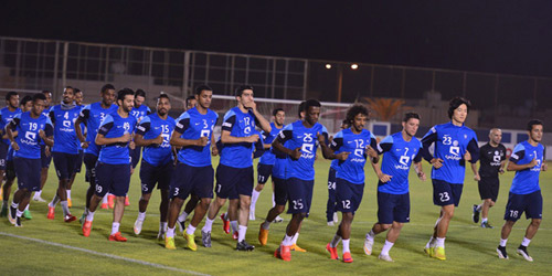  من تدريبات الهلال أمس