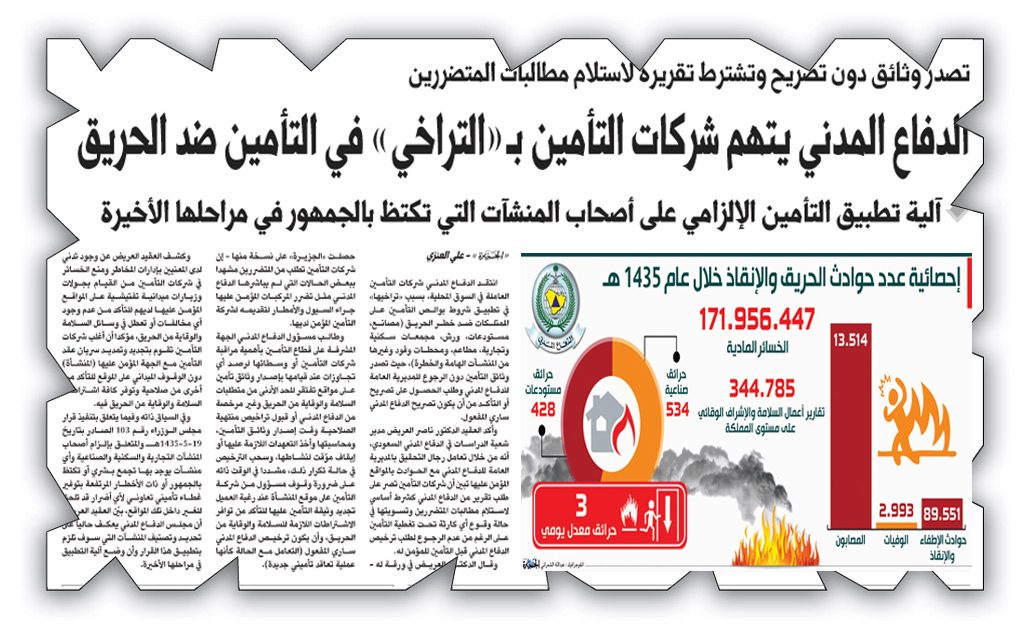 شركات التأمين.. تعقب 