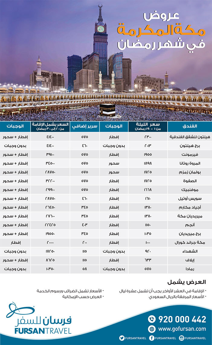 الفرسان عروض مكة فى شهر رمضان 