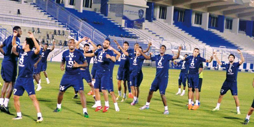  المصابون ينعشون تدريبات الهلال قبل الأهلي