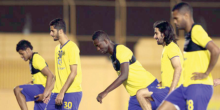  جانب من تدريبات النصر