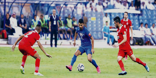  من لقاء الذهاب الذي جمع الهلال والأهلي الإماراتي