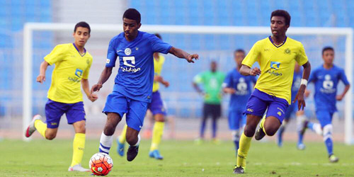  جانب من مباراة الهلال والنصر