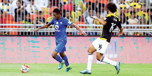  جانب من لقاء الاتحاد والهلال