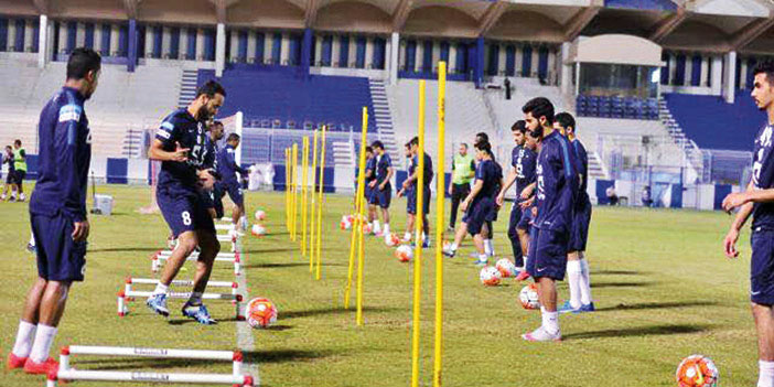  جانب من مران الهلال