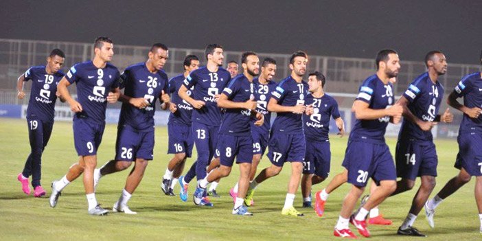  الهلال عاود تدريباته تحضيراً لمواجهة الخليج