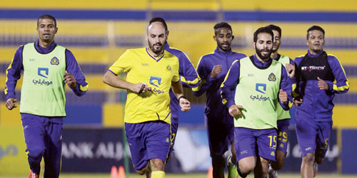  جانب من تدريبات النصر