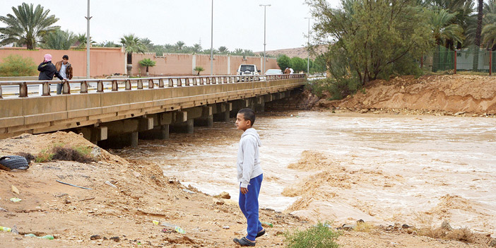 جريان وادي حنيفة لأول مرة منذ 15 عاماً 