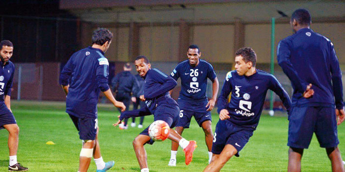  من تدريب الهلال أمس