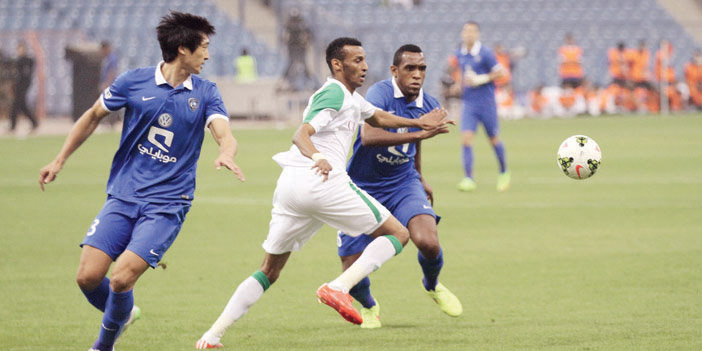  جانب من مواجهة سابقة بين الهلال والأهلي