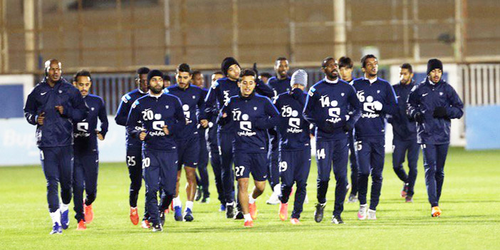  من تدريب الهلال أمس