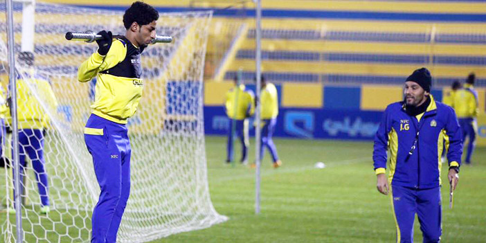  الجبرين في تدريب النصر