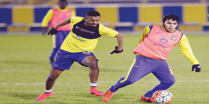  جانب من تدريبات النصر