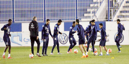  من تدريب الهلال امس