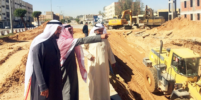  المجلس البلدي والأمانة يقفان على مشروع طريق عمر بن عبدالعزيز