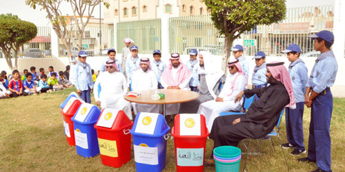  عدد من طالب ببقيق يطلقون مبادرة «نبيها تدوم» لحفظ النعمة