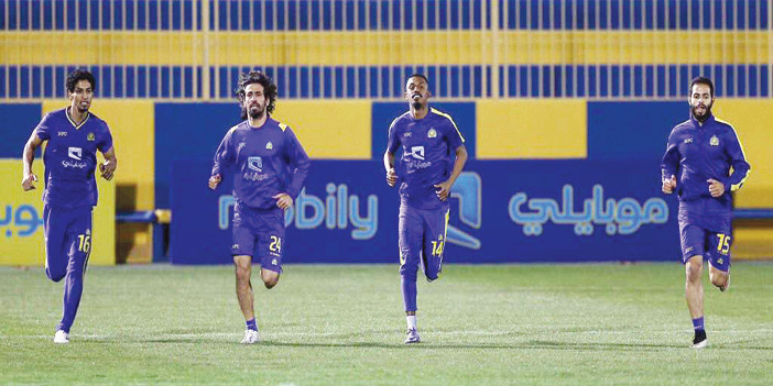  جانب من تدريب النصر