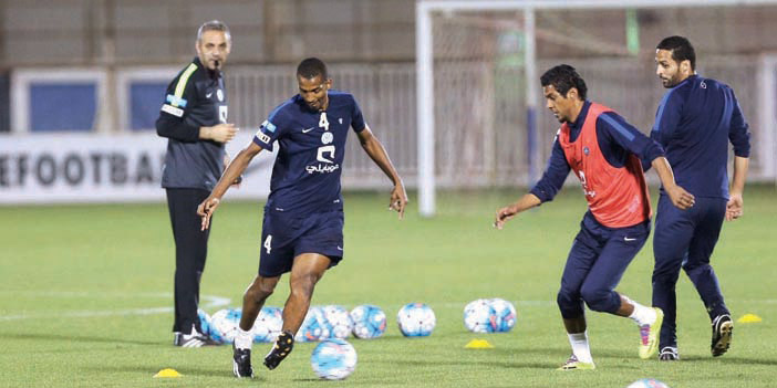  جانب من مران الهلال