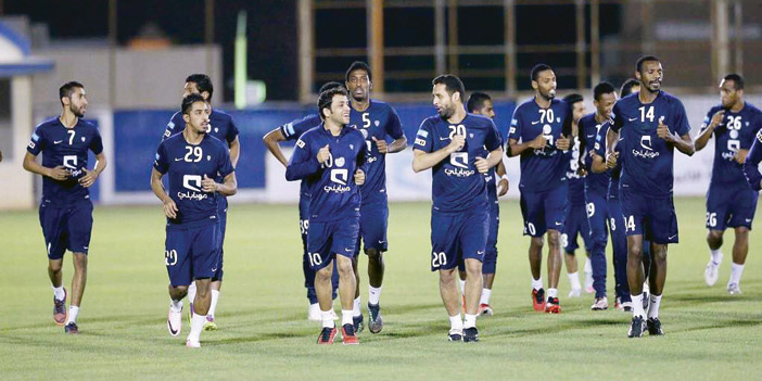  جانب من تدريب الهلال استعداداً للفيصلي