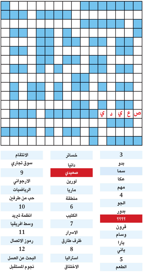 الكلمة المفقودة 