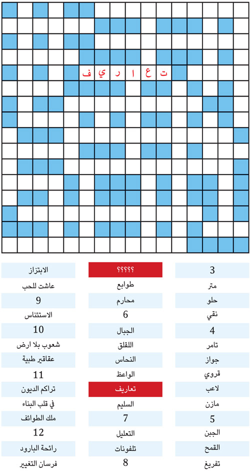 الكلمة المفقودة 