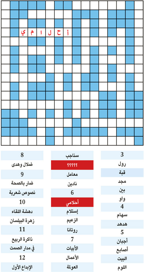 الكلمة المفقودة 