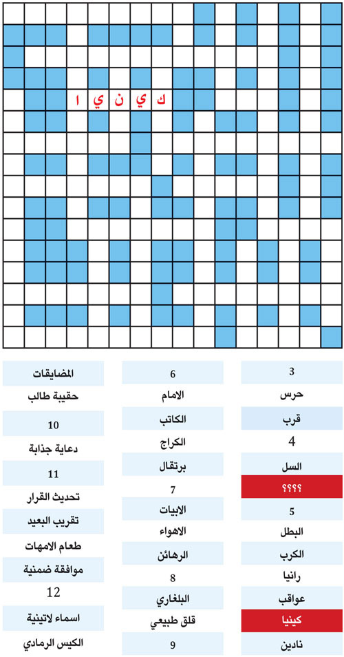 الكلمة المفقودة 