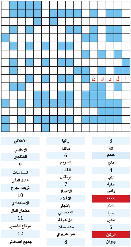 الكلمة المفقودة 