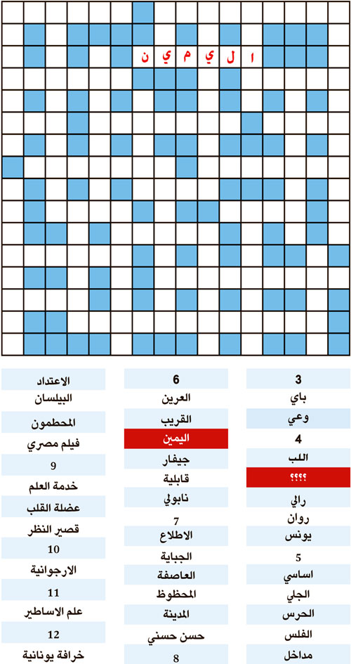 الكلمة المفقودة 