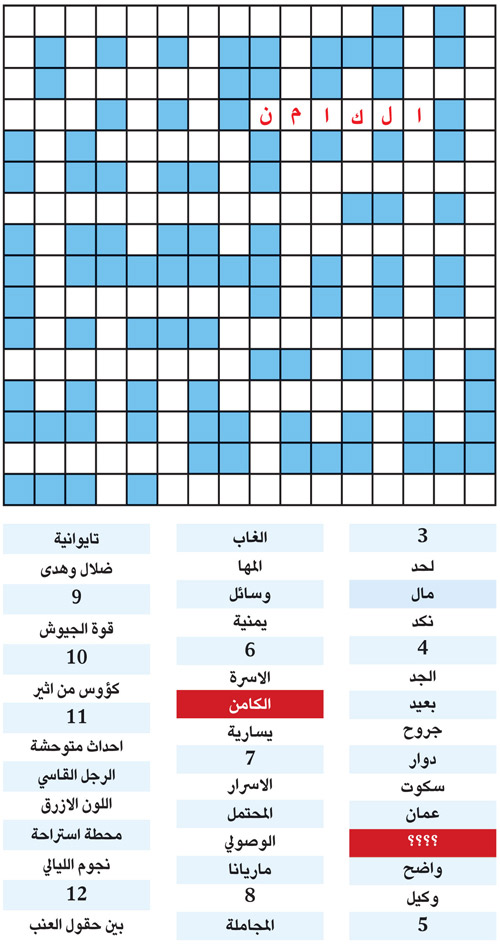 الكلمة المفقودة 