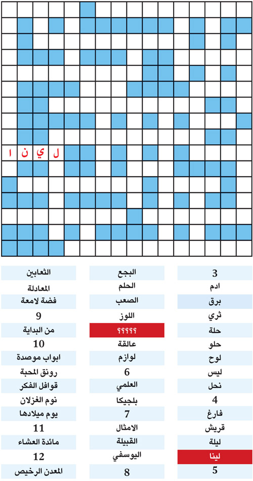 الكلمة المفقودة 