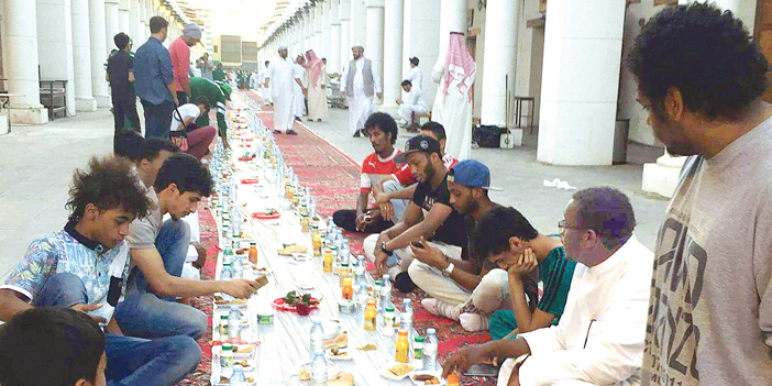   من حفل الإفطار بالحي التراثي المديني