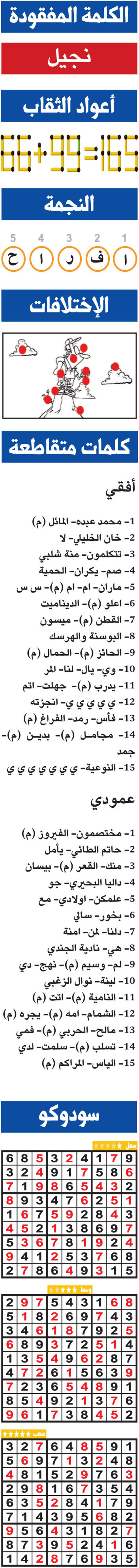 حلول تسالي (0062) 