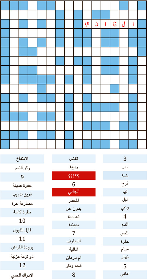 الكلمة المفقودة 