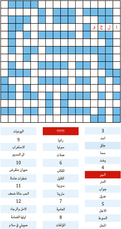 الكلمة المفقودة 