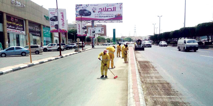   تكثيف تواجد عمال النظافة