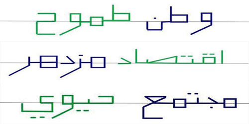   شعار محاور رؤية 2030