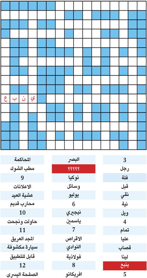 الكلمة المفقودة 