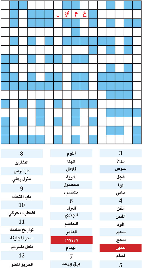 الكلمة المفقودة 